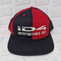 Cappellino con visiera ID4 - Independence Day - Color rosso e nero