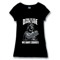 STAR WARS: Darth Vader "Come to the dark side, we have cookies" (T-Shirt Girls Tg. XL)