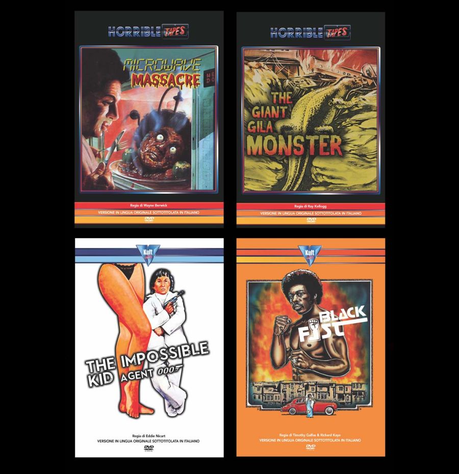 Horrible Tapes & Kult Tapes Pack 4 DVD