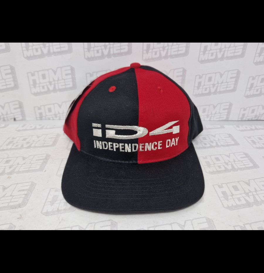 Cappellino con visiera ID4 - Independence Day - Color rosso e nero