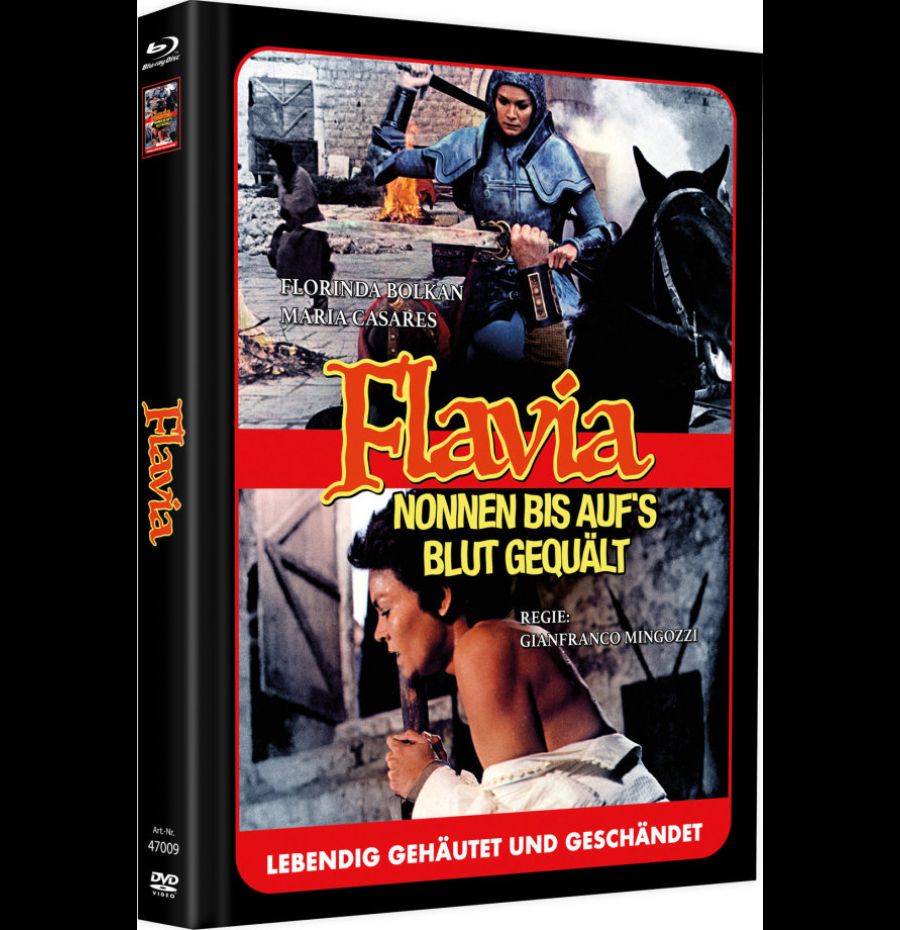Flavia - Nonnen bis aufs Blut gequält (Flavia, la monaca musulmana) Mediabook 75cp - 4 Disc - Cover D