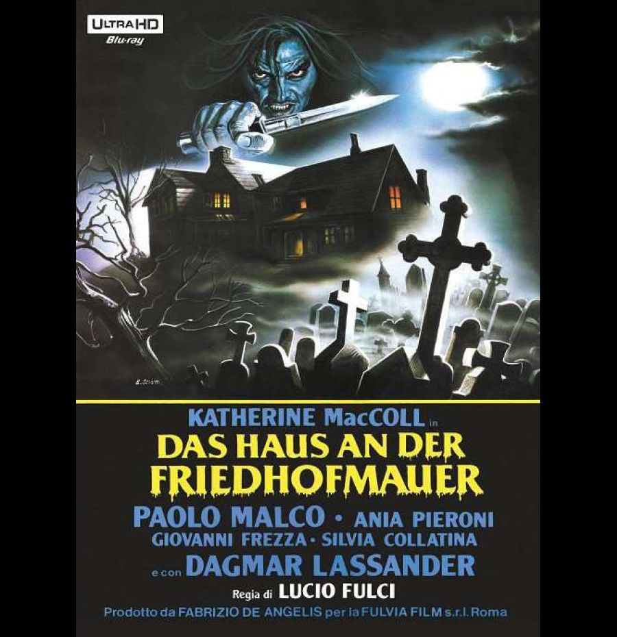 Das Haus an der Friedhofsmauer (Quella villa accanto al cimitero) Mediabook Cover C (4K UHD + Blu-ray + CD)