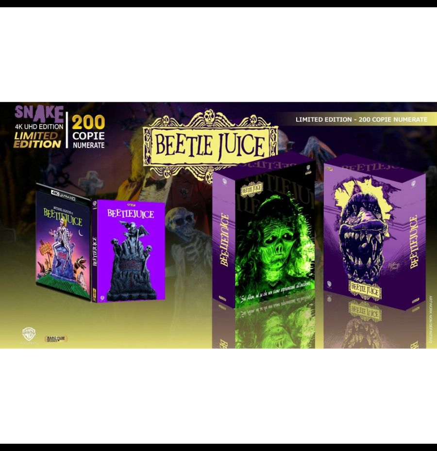 BEETLEJUICE - SNAKE Ed 4k UHD Limited Edition - 200cp numerate