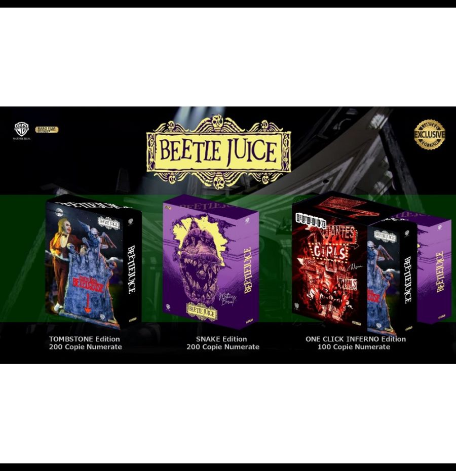 BEETLEJUICE - ONECLICK Ed 4k UHD Limited Edition - 100cp numerate