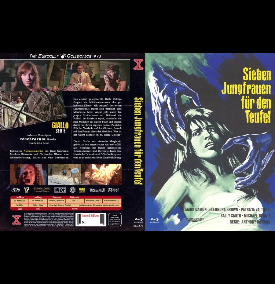 Sieben Jungfrauen für den Teufel (Nude... si muore) Mediabook 333cp - Cover A