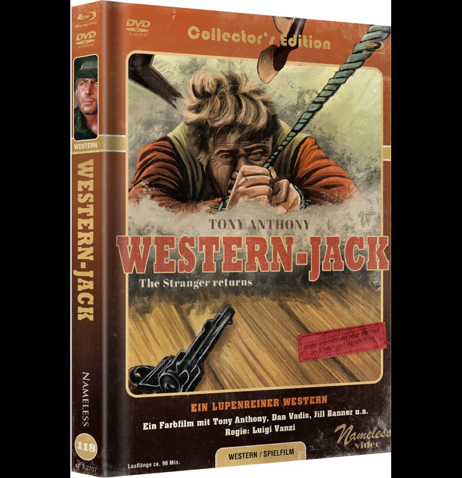 Western Jack (Un Uomo, un cavallo, una pistola) UNCUT Mediabook 333cp - Cover C