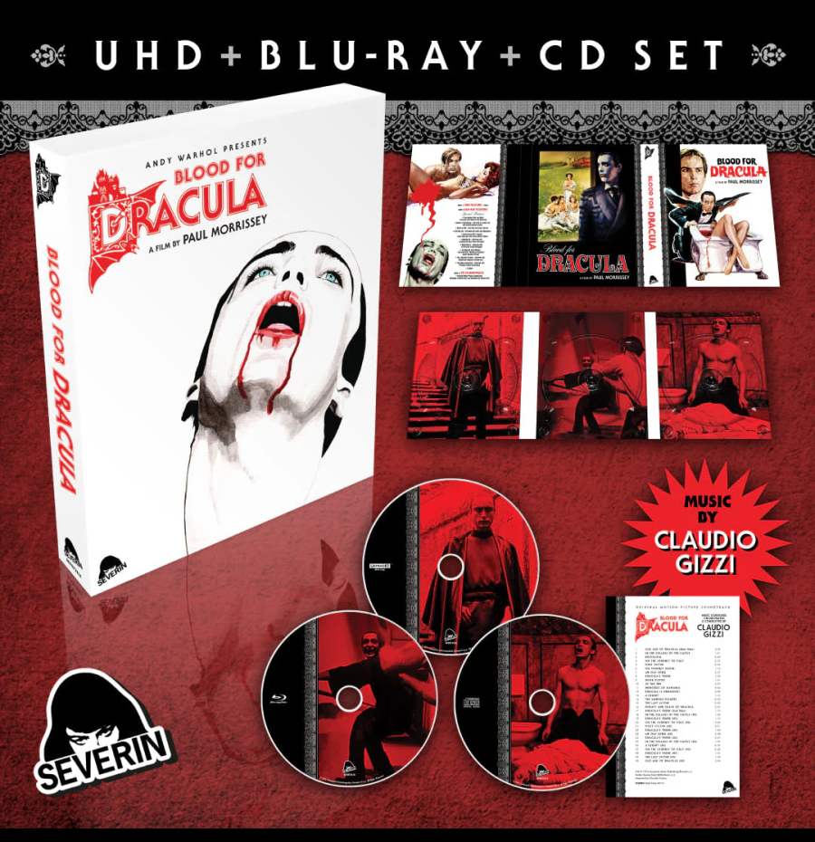 Blood for Dracula (4K UHD + BLU-RAY + CD)  (Dracula cerca sangue di vergine... e morì di sete)